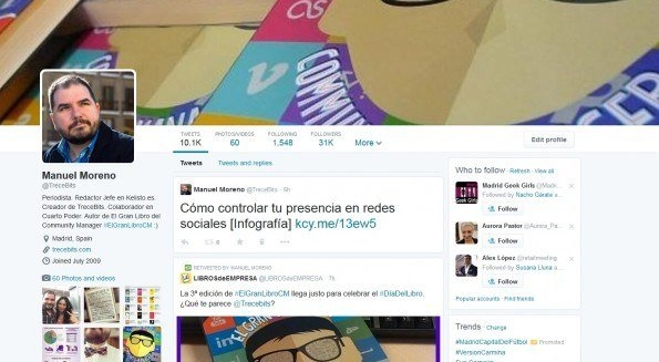 nuevo perfil de Twitter