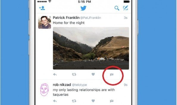 Twitter lanza para todos los usuarios el botón de Mensaje
