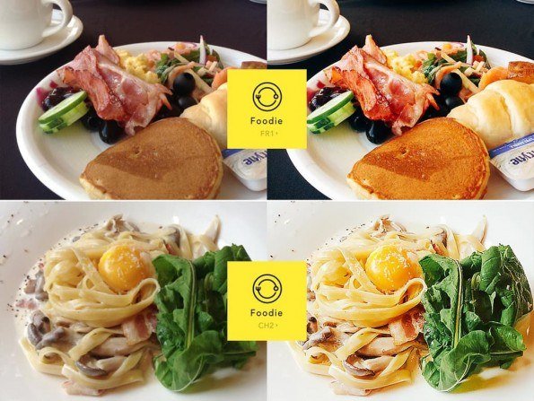 Foodie, la aplicación para mejorar tus propias fotos de comida