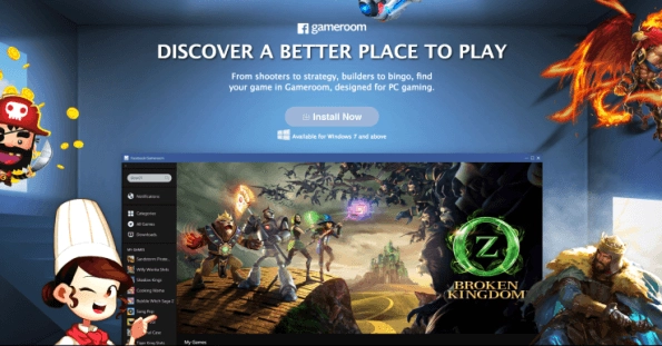 Gameroom, plataforma de videojuegos para PC de Facebook