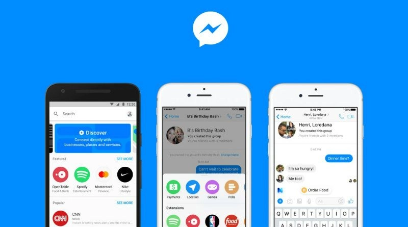 Facebook Messenger reconocimiento facial