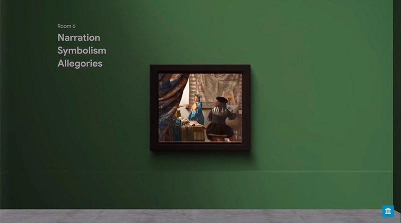 Recorrido por galería de arte