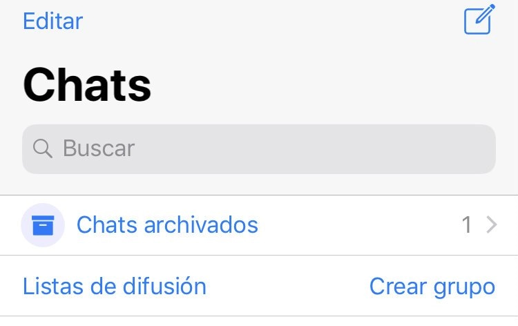 Cómo ver los chats archivados en WhatsApp