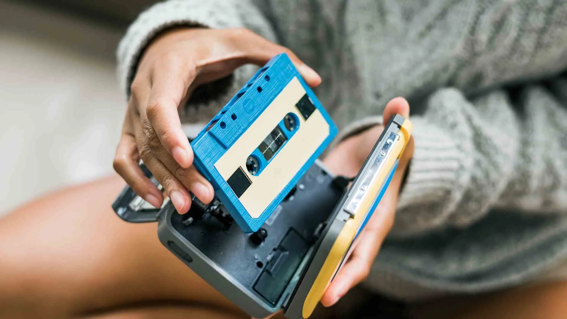 walkman musica casette