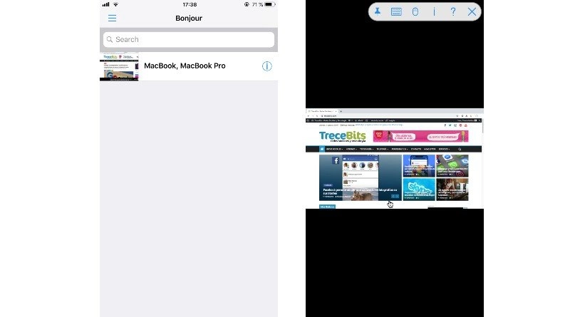 Control remoto Iphone