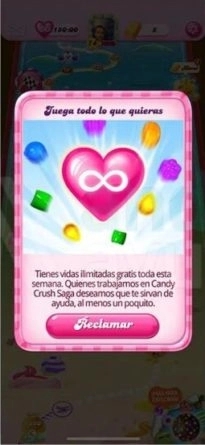Candy Crush vida infinita
