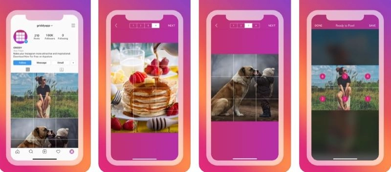 instagram mosaico