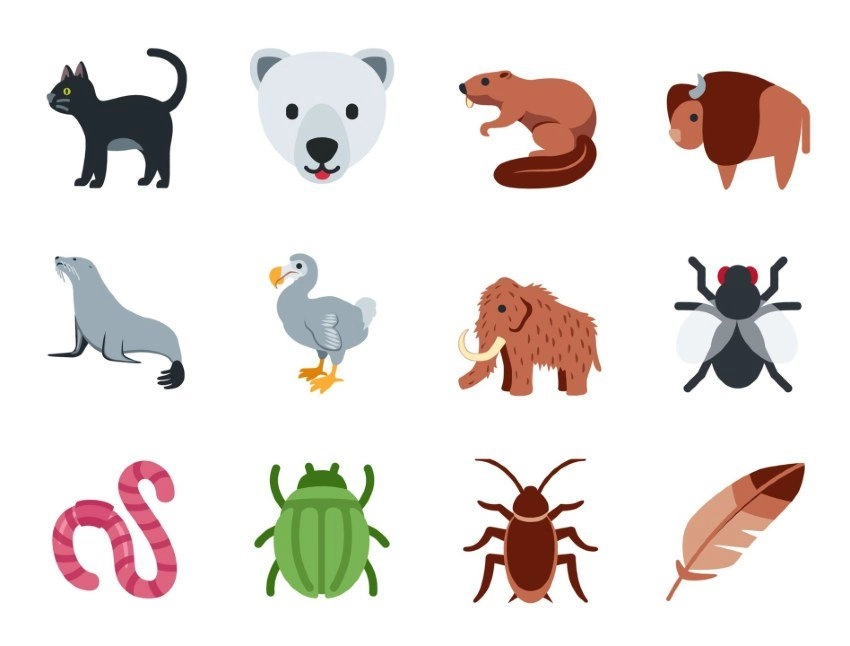 Emojis de Animales y naturaleza en Twitter