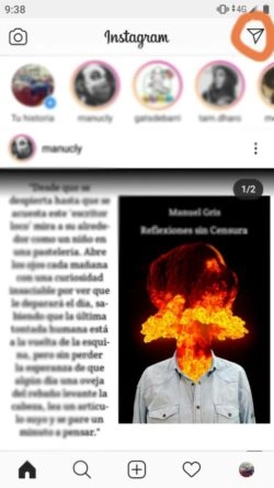 Instagram Mensajes Directos