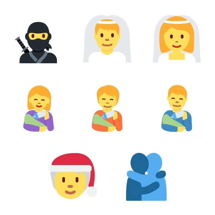 Emojis de personas en Twitter