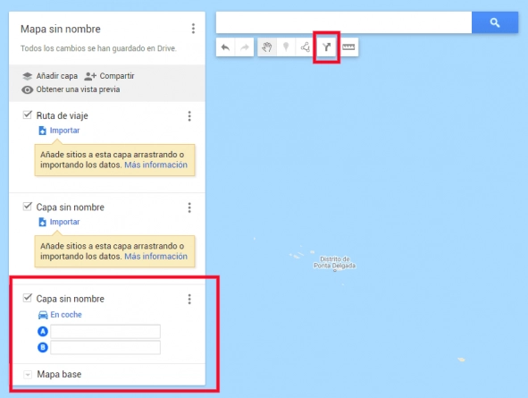 Google Maps añadir indicaciones