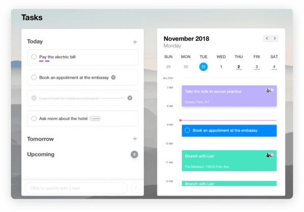 Any.Do app para lista de tareas