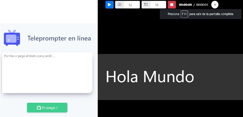 Teleprompter en línea