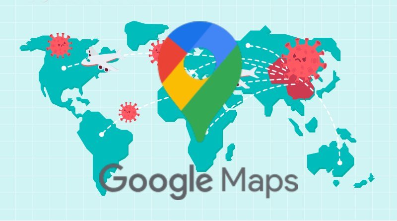 Google Maps covid-19 capas