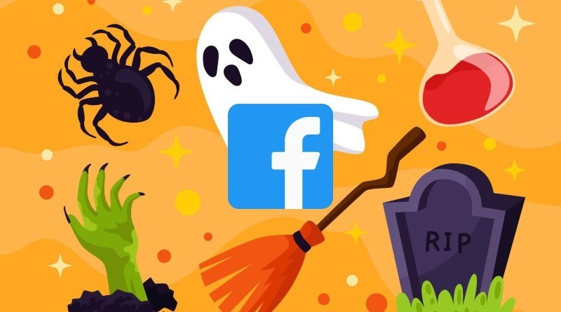 Filtros fondos virtuales Halloween Messenger