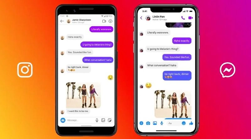 Instagram Messenger mensajes