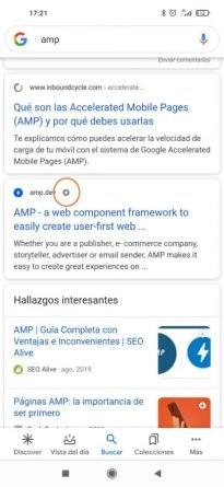AMP en Google Search