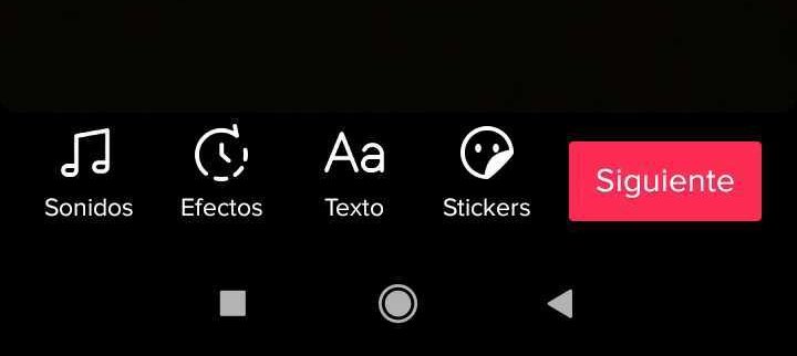 Botón Texto para vídeo TikTok