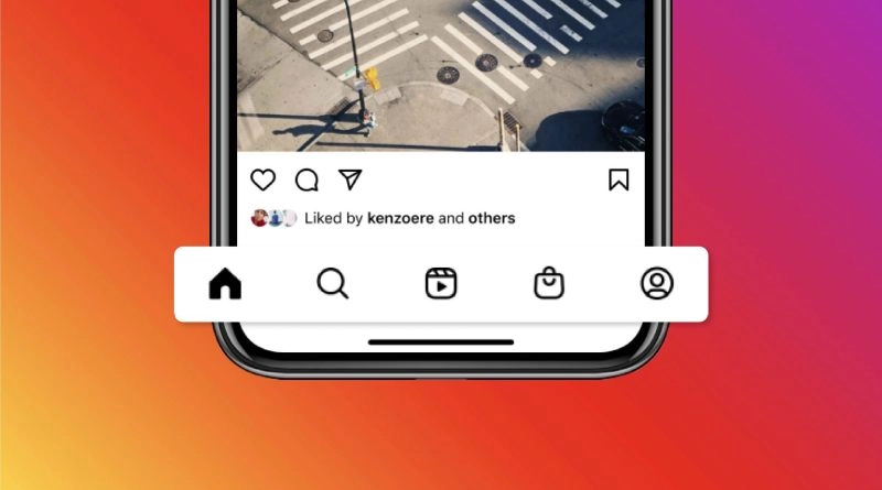 Instagram Barra inferior