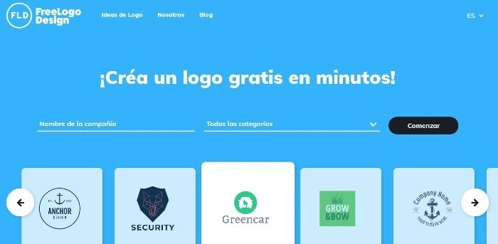 Freelogodesign para crear logotipos gratuitos