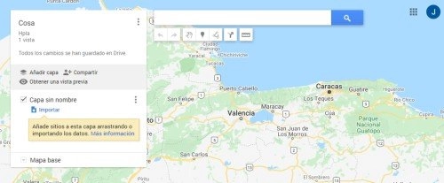 Google Maps dibujar a mano alzada
