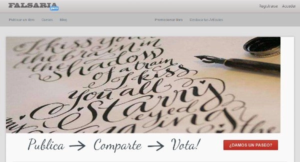 Falsaria redes sociales escritores