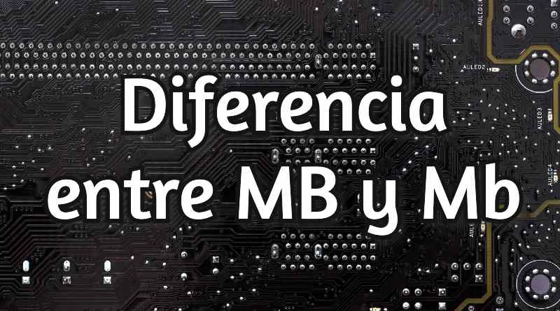 Diferencia megabit y megabyte