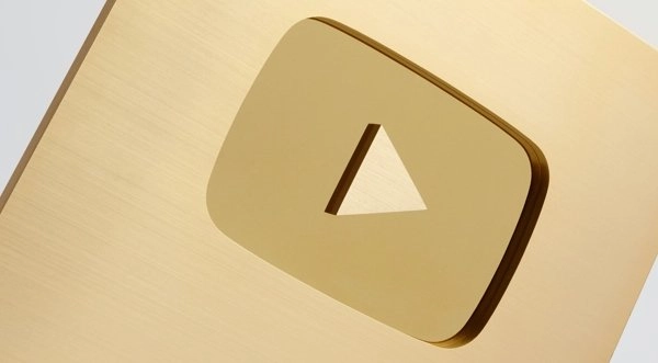 Botón de oro youtuber