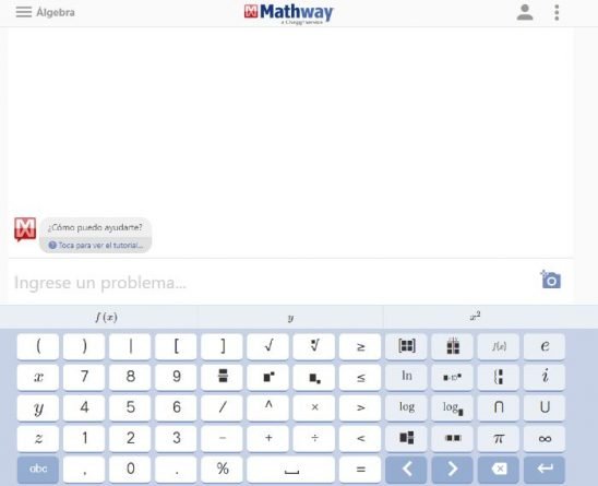Calculadora online Mathway