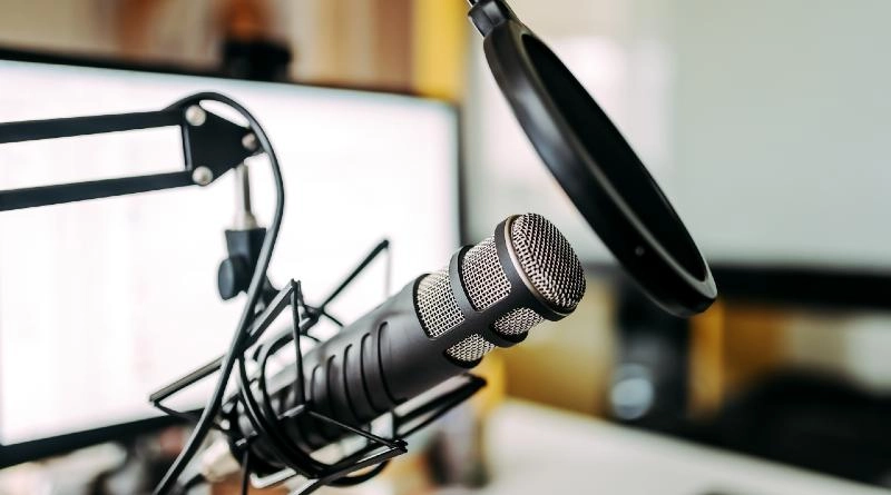 Microfono podcasting