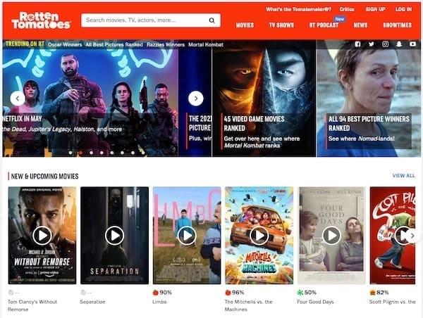 Web Rotten Tomatoes