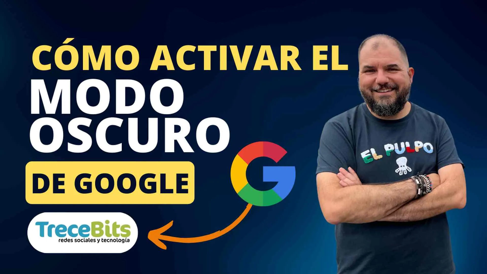 modo oscuro de google
