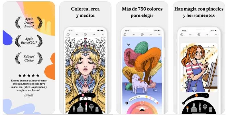 Lake apps para colorear