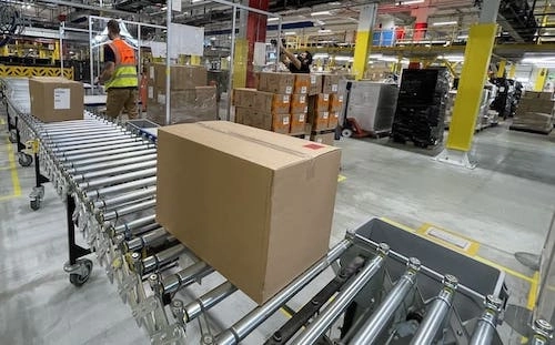 línea cajas