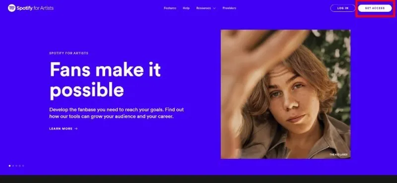 Spotify Artistas imagen de ilustración