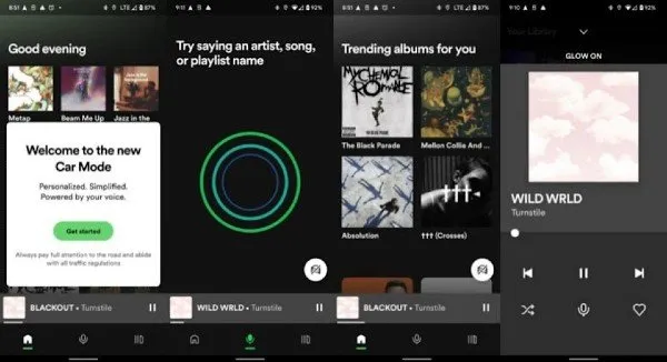 Modo Coche Spotify