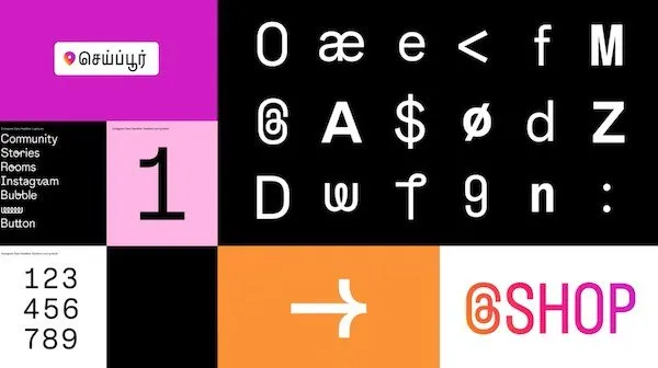 tipografías nuevas IG