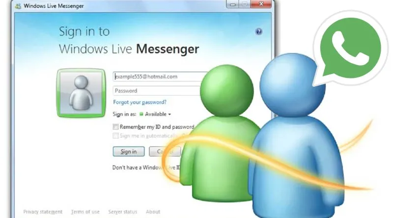 Windows Live Messenger WhatsApp