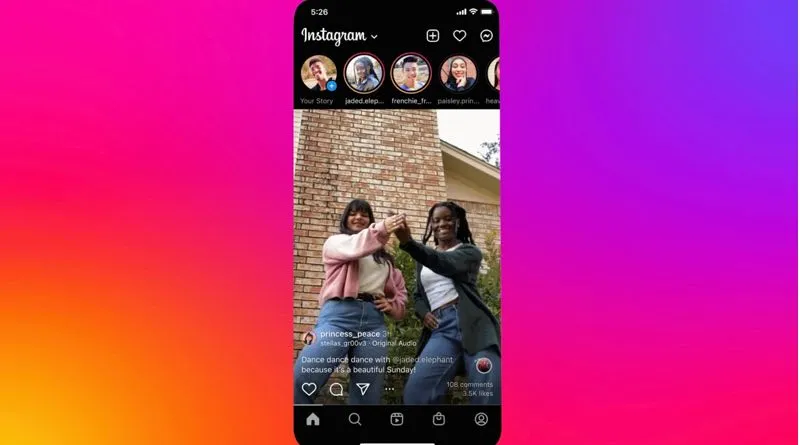 pantalla completa Instagram