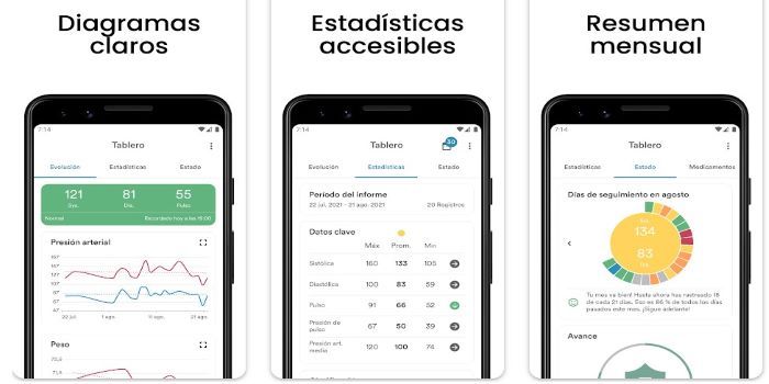 Apps Android para la presión arterial
