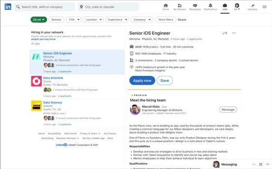LinkedIn Hiring