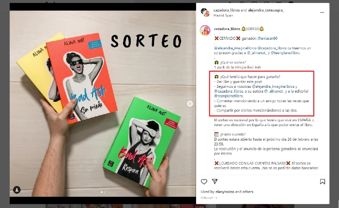 Datos del concurso