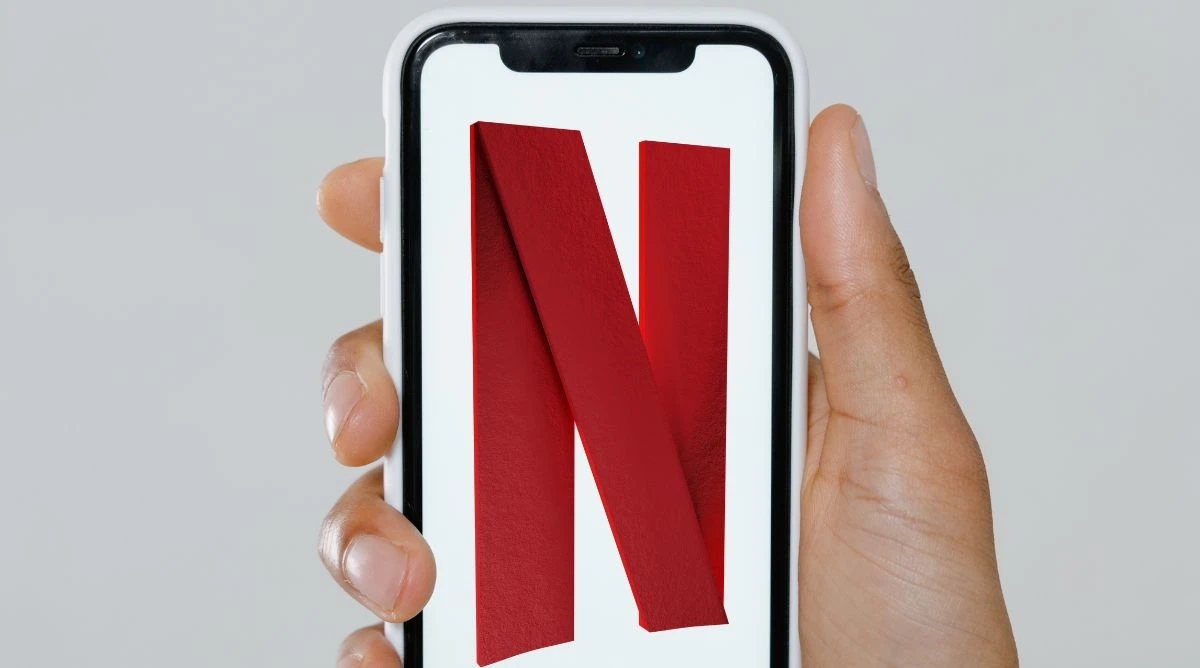 Logo de Netflix en iPhone