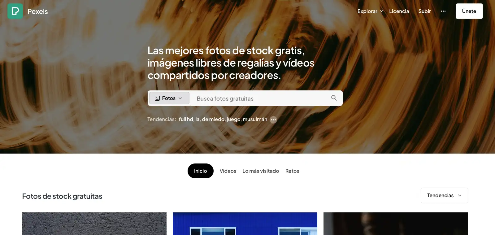 Pexels banco de imágenes