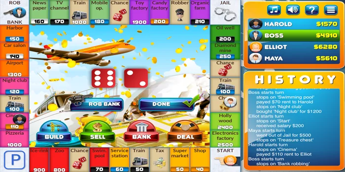 CrazyPoly es un título similar al Monopolio