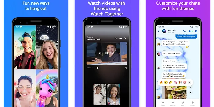 Facebook Messenger para hablar con amigos