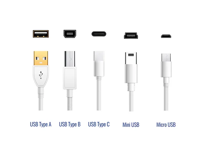 tipos de conectores usb