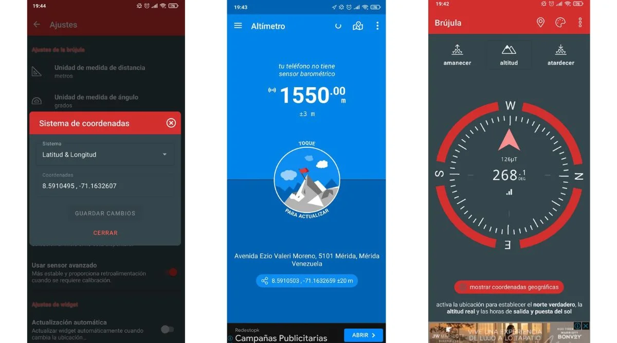 Apps de brújulas