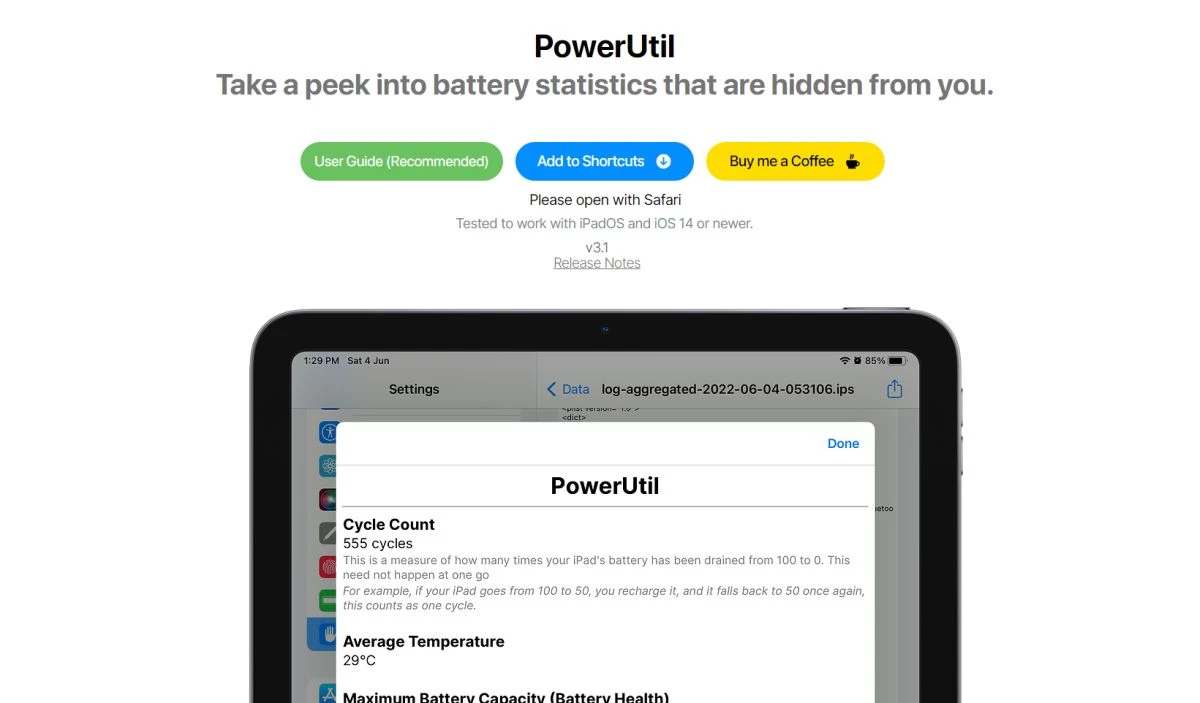 Atajo PowerUtil iPhone iPad