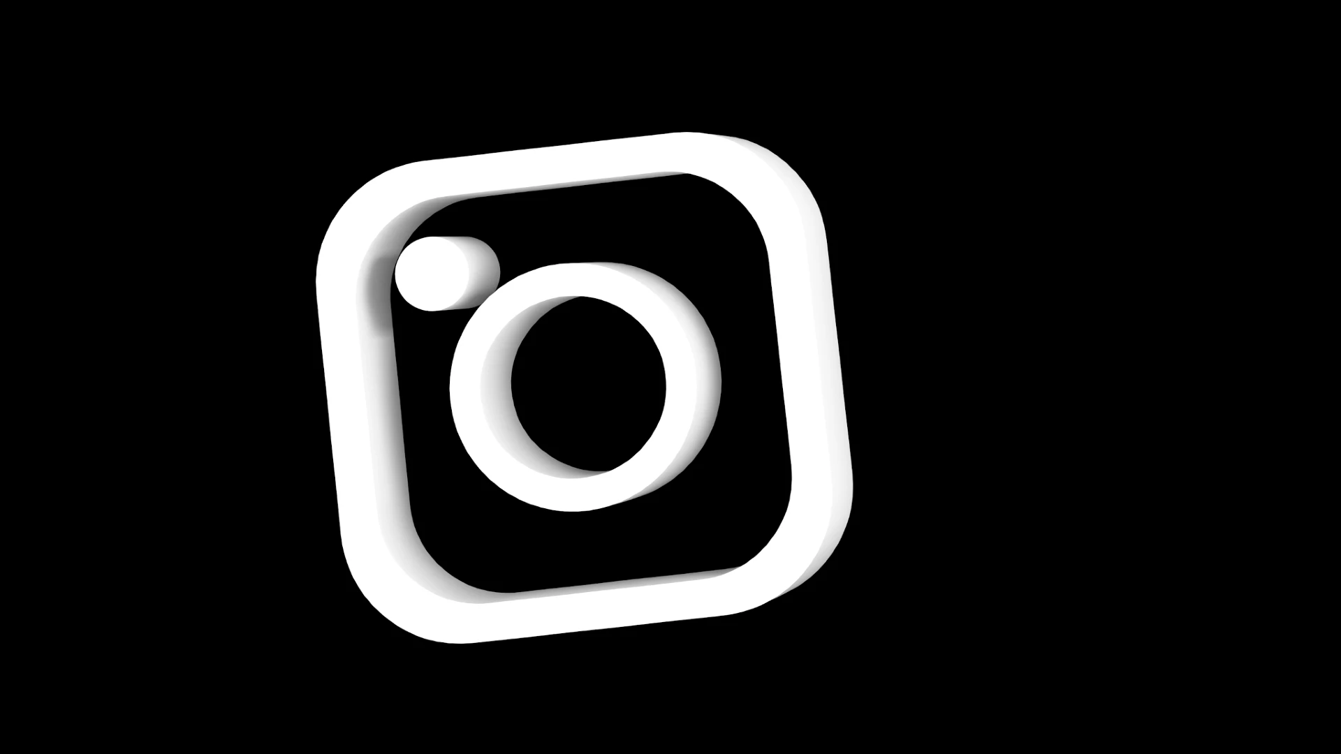 Logotipo instagram negro